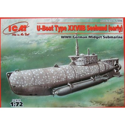 ICM U-Boat Type XXVIIB Seehundearly S.006 1:72