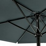 Aga Zahradní slunečník 300 cm MR2055 Šedý – Hledejceny.cz