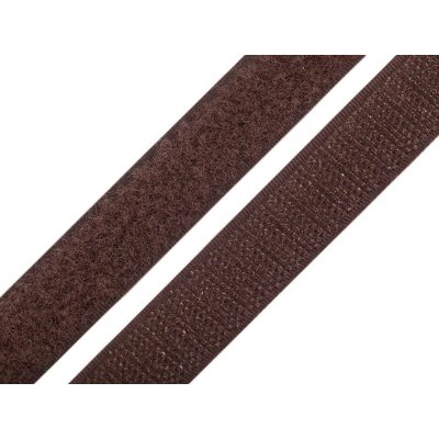 Suchý zip háček + plyš šíře 20 mm (161) hnědá – Hledejceny.cz