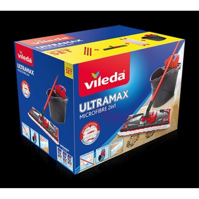 Vileda 164195 Ultramax Complete Set box Ultramax mop a kbelík se ždímacím košem 164195-V – Hledejceny.cz