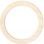 Chráněná dílna Dřevěný svět Kruhová obruč průměr 10 cm rám 10 mm – Zboží Dáma