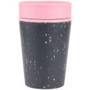 rCUP Black and Pink kelímek na kávu recyklovaný vodotěsný 227ml