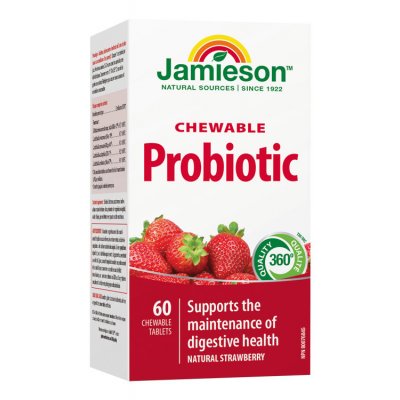 JAMIESON Probiotic jahoda 60 tablet – Sleviste.cz