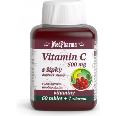 MedPharma Vitamin C 500 mg s šípky 67 tablet – Hledejceny.cz