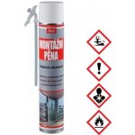 MONTÁŽNÍ PĚNA trubičková 750 ml Den Braven Silver Line – Hledejceny.cz