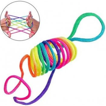 Šňůrka na přebírání barevná string twisting