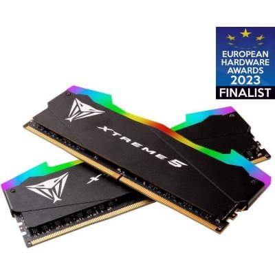 Patriot Viper Xtreme 5 RGB 32GB 7800MHz DDR5 32GB 2× 16GB kit 7800MHz CL46 s chladičem RGB černá PVXR532G78C38K