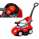 Baby Mix s vodící tyčí 3v1 Mega Car červené – Sleviste.cz