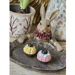 Dekorace králík s miskou 21*21*15 cm – Hledejceny.cz