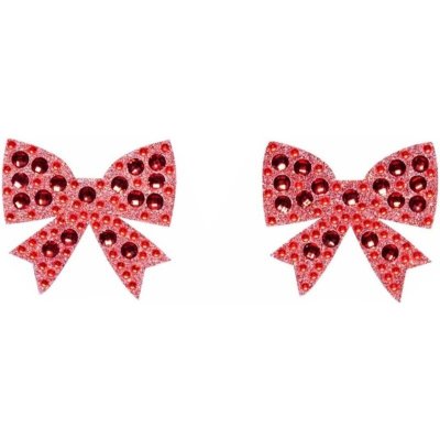 Leg Avenue Rhinestone nálepky na bradavky Bow Body Jewel Pasties 2 ks – Zboží Mobilmania