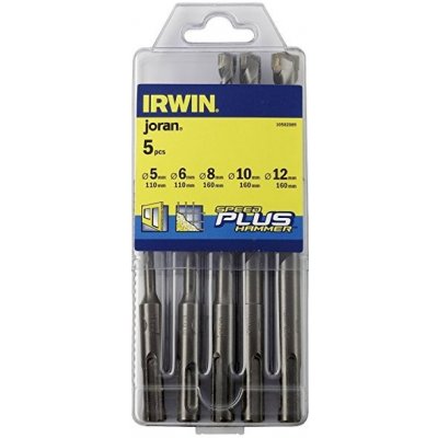 Sada vrtáků do zdiva SDS+ 5ks 5-12mm Irwin SpeedHammer Plus – Zbozi.Blesk.cz