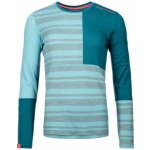 Ortovox 185 ROCK'N'WOOL LONG SLEEVE světle modrá – Sleviste.cz