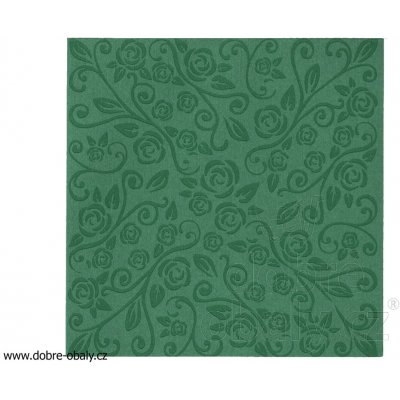 Wimex ubrousky Premium dekor R tmavě zelené 50ks 40x40cm – Zboží Dáma