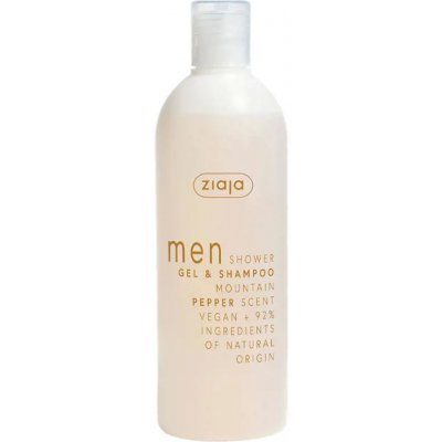 Ziaja Men sprchový gel a šampon Mountain Pepper 400 ml