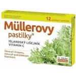 Dr. Müller Müllerovy pastilky s islandským lišejníkem bez cukru 12 pastilek – Zboží Dáma