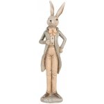 Dekorace králíček s kabátkem M - 7*5*24 cm - Clayre & Eef – Hledejceny.cz