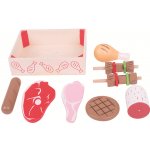 Bigjigs Toys dřevěné uzeniny v krabičce – Zboží Dáma