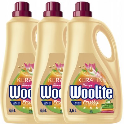 Woolite Keratin Fruity Tekutý prací prostředek Color 3,6 l – Sleviste.cz