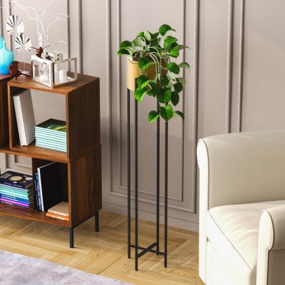 ASIR Stojan na květináč GED-024 černý a zlatý – Sleviste.cz