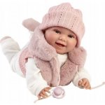 Llorens 63814 NEW BORN realistická panenka miminko se zvuky a měkkým látkovým tělem 38 cm – Sleviste.cz