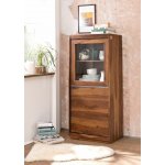 Bighome Round se sklem 147x63 cm palisandr hnědá – Hledejceny.cz