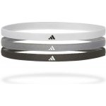 adidas HAIRBANDS Bílá Tmavě šedá Šedá – Sleviste.cz