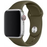 FIXED Silicone Strap na Apple Watch 38/40/41 mm - olivový FIXSST-434-OL – Zboží Živě