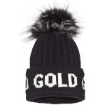 Goldbergh Dámská čepice Hodd Beanie Real Raccoon Fur Black – Hledejceny.cz