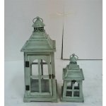 Dřevěná lucerna D7218/B – Zboží Mobilmania