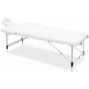 Masážní stůl a židle Aga Hliníkové masážní lehátko MR7150 Bílé