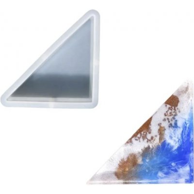 PourArt Silikonová forma Zarážka na knihy Trojúhelník XC0506-79 155x155mm – Zboží Mobilmania