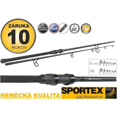 SPORTEX-premium Sportex Graphenon CS-2 carp 2 díly 12ft 366cm 3,00lbs – Zboží Dáma