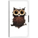 Pouzdro iSaprio Owl And Coffee - iPhone 5/5S/SE – Sleviste.cz