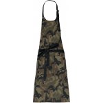 Kariban Zástěra K885 s laclem COT20K885w5599-olive camou Maskáčová olivová – Hledejceny.cz
