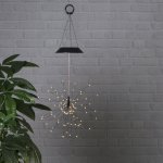 Závěsná solární světelná LED dekorace výška 50 cm Star Trading Firework - černá – Zbozi.Blesk.cz