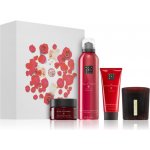 Rituals The Ritual Of Ayurveda sprchová pěna The Ritual Of Ayurveda 200 ml + tělový krém The Ritual Of Ayurveda 100 ml + tělový peeling The Ritual Of Ayurveda 125 g + vonná svíčka dárková sada – Zboží Dáma
