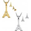 Impress Jewelry souprava šperků z chirurgické oceli Eiffelovka zlatá YW521476
