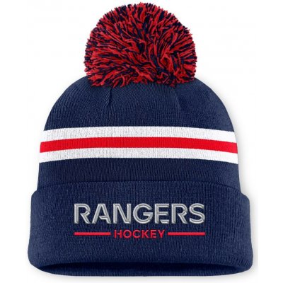Fanatics dámská zimní čepice New York Rangers NHL Authentic Pro W/Cap Cuffed Pom Beanie – Hledejceny.cz