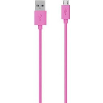 Belkin F2CU012bt2M-PINK microUSB, 2m, růžový