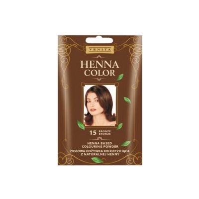 Venita Henna Color Powder Henna barvící pudr na vlasy 15 Brown 25 g