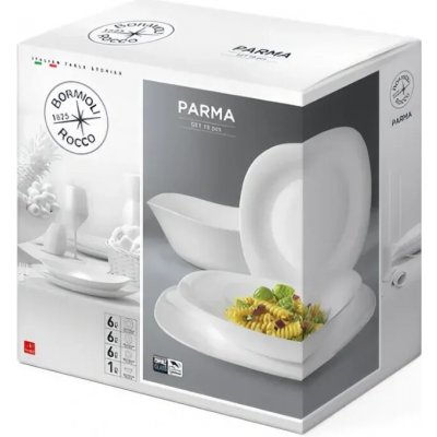 Bormioli Rocco sada talířů Parma 19 ks – Zboží Dáma