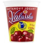 Mlékárna Valašské Meziříčí Smetanový jogurt z Valašska višeň s vanilkou 150 g – Hledejceny.cz