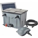 Heissner sada solární průtokové filtrace s čerpadlem 3500 l/h do 8 m3, vč. 2 x 20W solární moduly – Zbozi.Blesk.cz