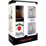 Jim Beam 40% 0,7 l (dárkové balení 2 sklenice) – Hledejceny.cz