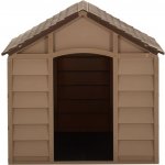 vidaXL Psí bouda hnědá 71 x 71,5 x 68 cm – HobbyKompas.cz