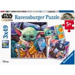 RAVENSBURGER Star Wars: Mandalorian 3x49 dílků – Zboží Dáma