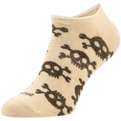 M-Tac Lehké letní ponožky Pirate Skull béžové
