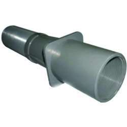 Hanscraft Průchod stěnou ABS 50 mm x 2 se závitem FIP /300mm 308248