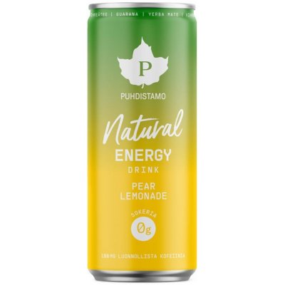 Puhdistamo Natural Energy Drink Pear Lemonade 330ml – Zboží Mobilmania