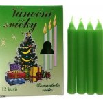 Kuncová Dana Vánoční lampionové Jednobarevné 95/12mm 12 ks Bílá – Zboží Dáma